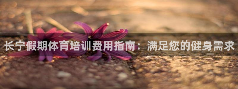 富联娱乐官方网站入口网址：长宁假期体育培训费用指南：满足您的