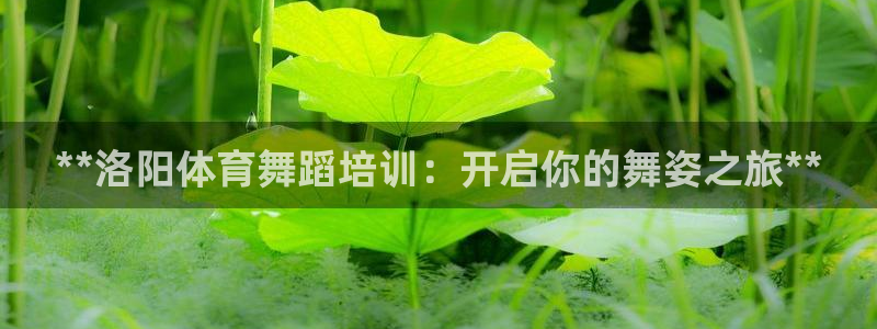 富联娱乐测速地址：**洛阳体育舞蹈培训：开启你的舞姿